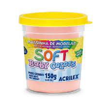 Massa De Modelar Soft 150g N/812 - Acrilex