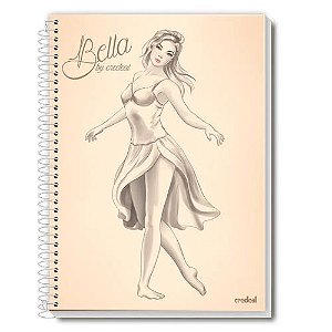 Caderno Univ C/d Bella 1m 96fls - Credeal