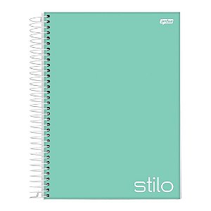 Caderno Esp Univ Cd 10m 200f Stilo Verde - Jandaia