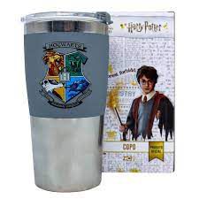 Copo Viagem Max 450ml Hogwarts Casas - Zona