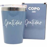 Copo Viagem Snap 300ml Gratidao  - Zona