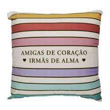 Almofada 40x40cm Fibra Amigas Irmas - Zona