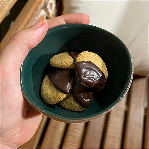 Mini Cookie Integral de Chocolate Meio Amargo