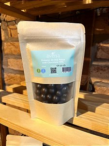 Drágeas de uva passa com chocolate 70%