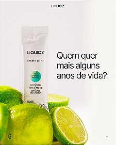 LIQUIDZ® Sabor Limonada Tropical - Repositor de Eletrólitos - ZERO Açúcar