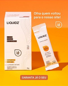 LIQUIDZ® Sabor Melancia com Romã - Repositor de Eletrólitos - ZERO Açúcar