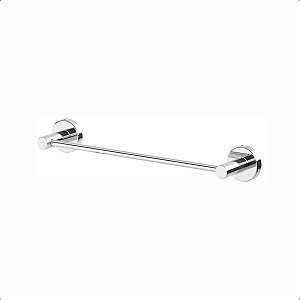 Porta Toalha Para Banheiro 45cm Prata Polido Athenas 1030045AT