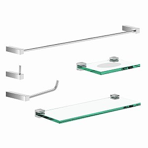 Kit De Acessórios Para Banheiro Troia 2110TR