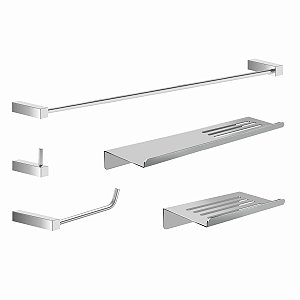 Kit De Acessórios Para Banheiro Troia 2101TR