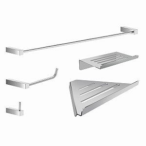 Kit De Acessórios Para Banheiro Troia 2102TR