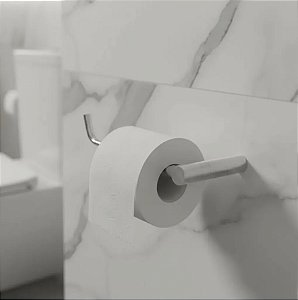 Porta Papel Higiênico Redondo Orion Suporte Papeleira Para Banheiro Grego Metal