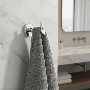 Cabide Atenas Suporte Toalhas Para Banheiro Box e Pia Lavabo Grego Metal