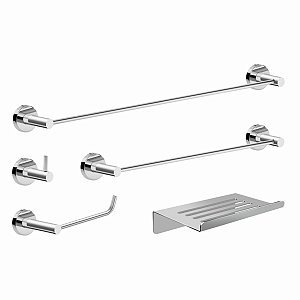 Kit Acessórios De Banheiro Atenas 2180AT