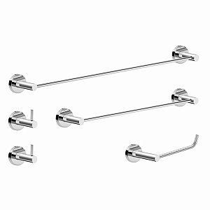 Kit Acessórios De Banheiro Atenas 2070AT