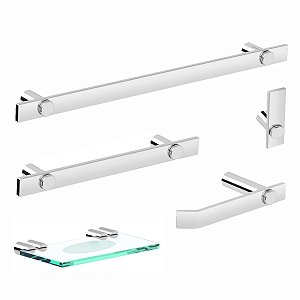 Kit Acessórios De Banheiro Patmos 2080PM