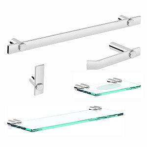 Kit Acessórios De Banheiro Patmos 2110PM