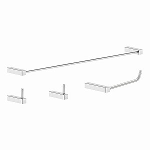 Kit De Banheiro Acessórios Em Aço Inox Sparta 2050SP