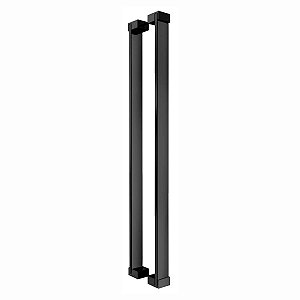 Puxador Para Portas Apolo Aço Inox Preto Fosco