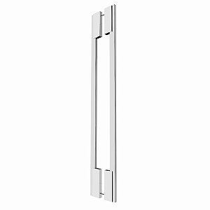 Puxador Para Portas Zeus Aço Inox Polido Alto Brilho