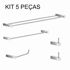 Kit De Acessórios Para Banheiro 5 PEÇAS PEDRO