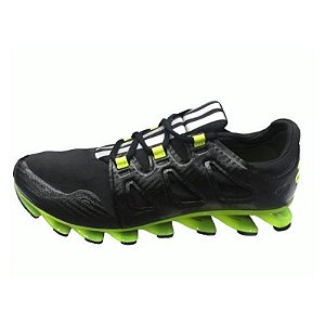 Tênis Adidas Springblade 6 Pro Shoes - Preto e Verde - Tênis Fast