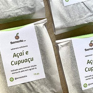 Sabonete Açaí e Cupuaçu (esfoliante)
