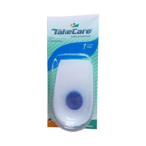 Calcanheira de silicone ponto azul