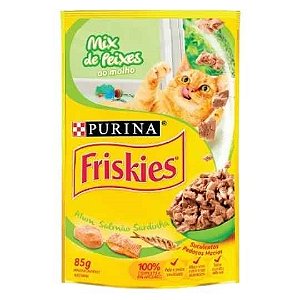 Friskies Sache Mix De Peixe ao Molho 85 g