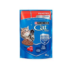 Cat Chow Sache Filhote Carne Ao Molho 85 g