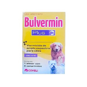 Bulvermin Plus 4 Comprimidos