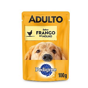 Ração Úmida Pedigree Sachê Cães Adultos Frango ao Molho 100 g