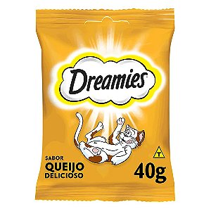 Petisco Dreamies Queijo para Gatos Adultos 40 g