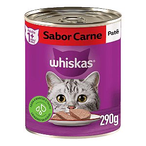 Ração Úmida Whiskas Patê Carne 290 g