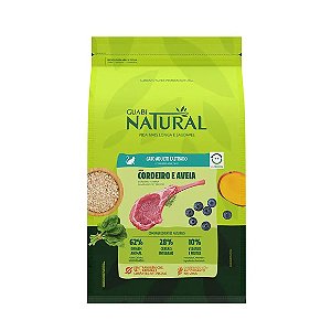 Ração Guabi Natural Gatos Adultos Castrados Cordeiro e Aveia 1,5 kg