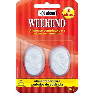 Ração para 3 dias Weekend Alcon 16 g