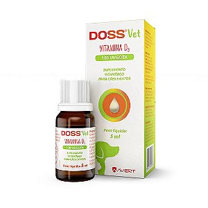 Suplemento Vitamínico para Cães e Gatos Doss Vet 5ml