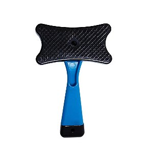 Rasqueadeira Prática Plástica Azul HomePet Único