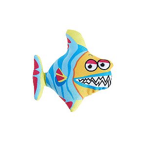 Brinquedo Tubarão Azul com Catnip HomePet Único