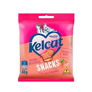 Petisco Kelcat Snack Salmão 40 g