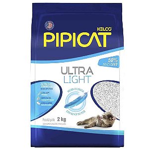 Areia Pipicat Ultra Light para Gatos 2 kg