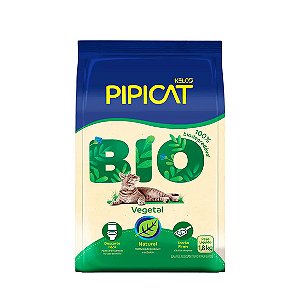 Granulado Sanitário para Gatos Pipicat Bio Vegetal 1,8 kg