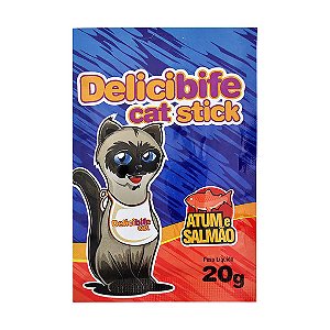 Petisco para Gatos Stick Delicibife Atum e Salmão 20 g