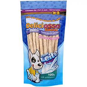 Petisco Deliciosso Baby Fino Leite 100g