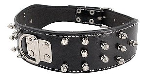 Coleira Couro Pitbull