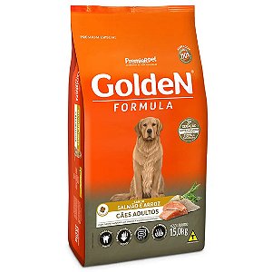Ração Golden Fórmula Cães Adultos Salmão e Arroz 15 kg