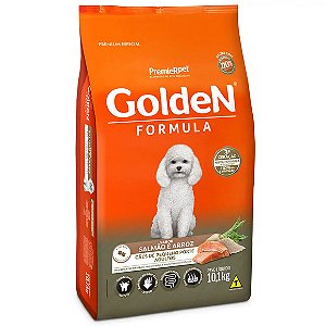 Ração Golden Fórmula Cães Adultos Raças Pequenas Salmão e Arroz 10,1 kg
