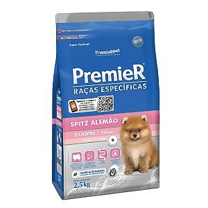 Ração Premier Raças Específicas Spitz Alemão Filhotes Frango 2,5 kg