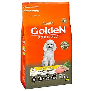 Ração Golden Fórmula Cães Adultos Raças Pequenas Peru e Arroz 3kg