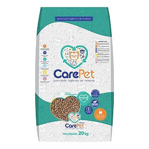 Granulado Higiênico De Madeira Para Roedores CarePet 20kg