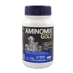 Aminomix Gold 120 Comprimidos Vetnil Único